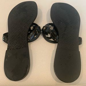 Women’s Black Tory Burch Miller sandals size 9